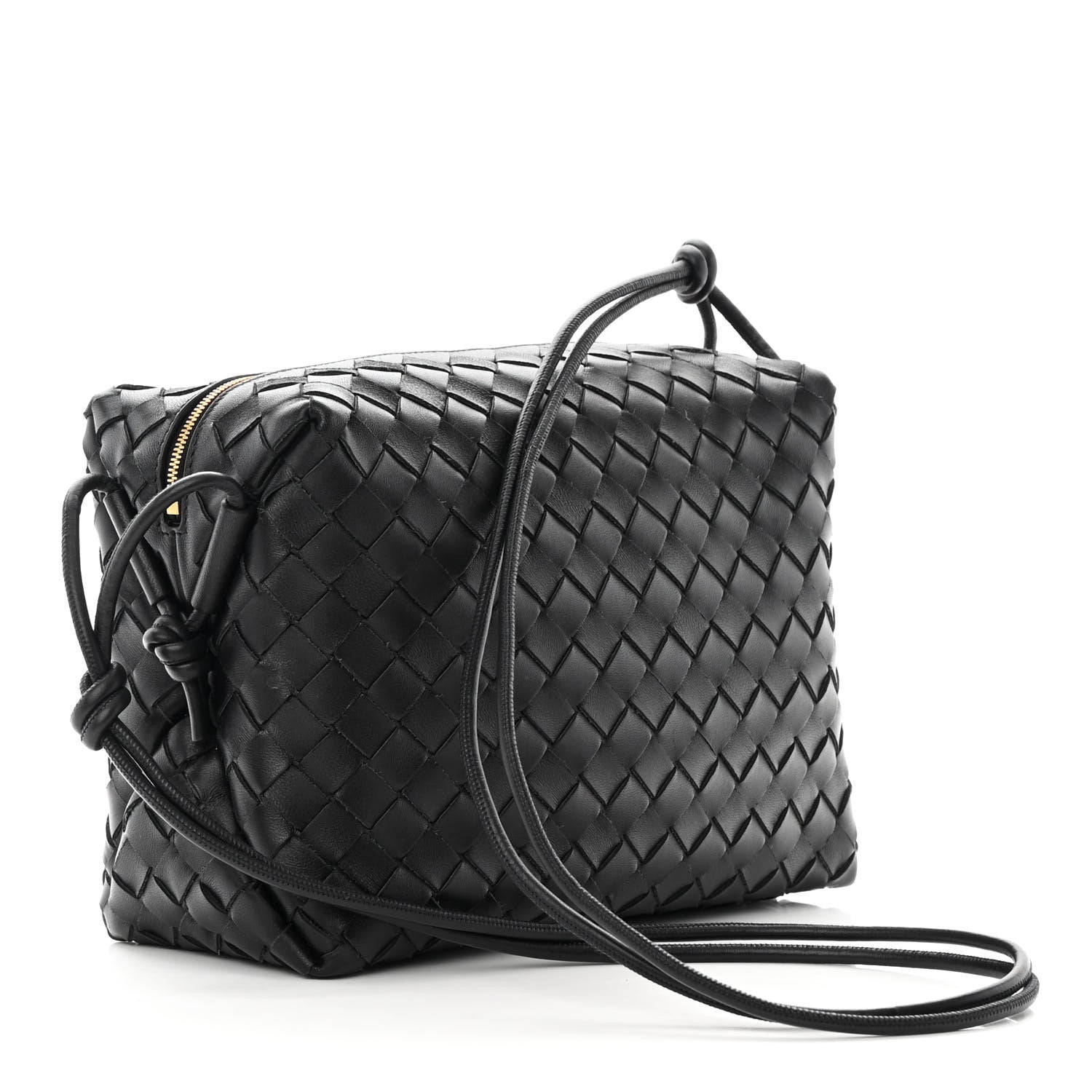Bottega Veneta Nappa Intrecciato Medium Loop Camera Bag Black 3 of 11