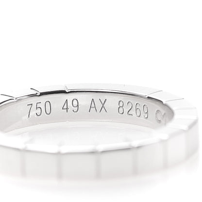 Cartier 18K White Gold Lanieres Ring 49 4.75 4 of 4