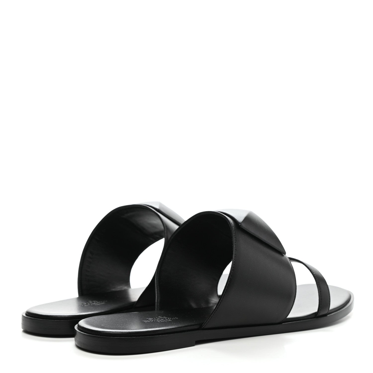 Hermes Nappa Caia Sandals 41 Black 4 of 10