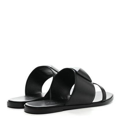 Hermes Nappa Caia Sandals 41 Black 4 of 10