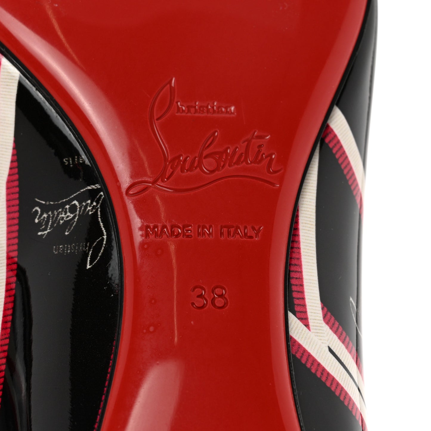 Patent Ribbon Ballalla Flats 38 Multicolor