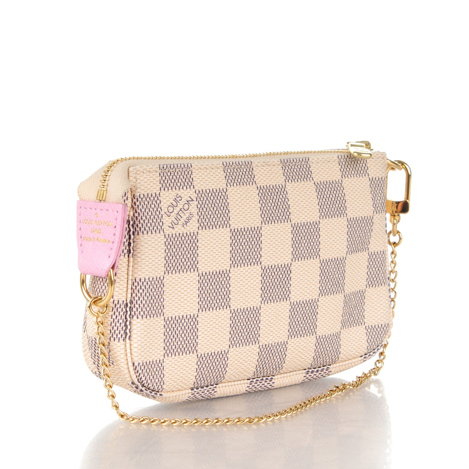 Louis Vuitton Damier Azur 2016 Christmas Animation Mini Pochette Accessories 3 of 7