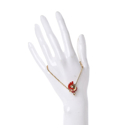 Louis Vuitton Metal Vuittonite Rooster Bracelet Gold 2 of 6