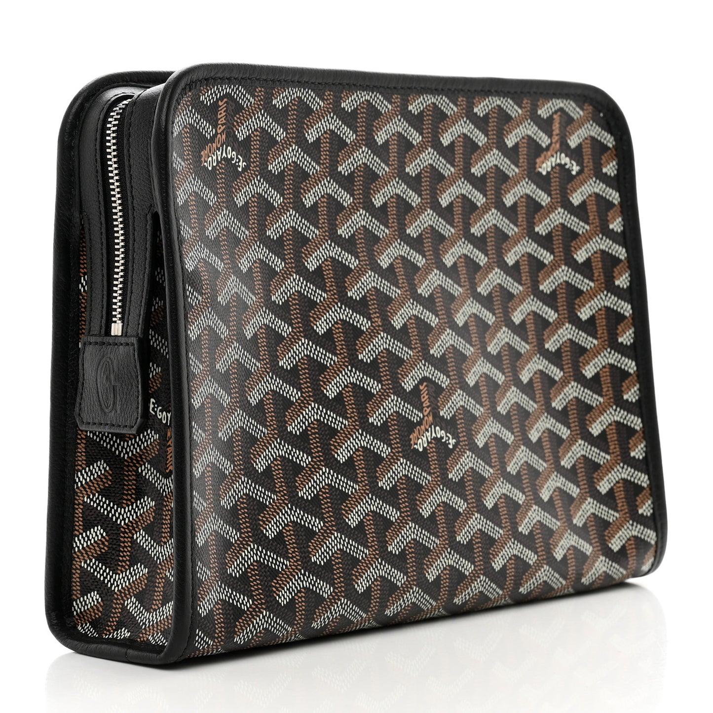 Goyardine Jouvence MM Toiletry Pouch Black