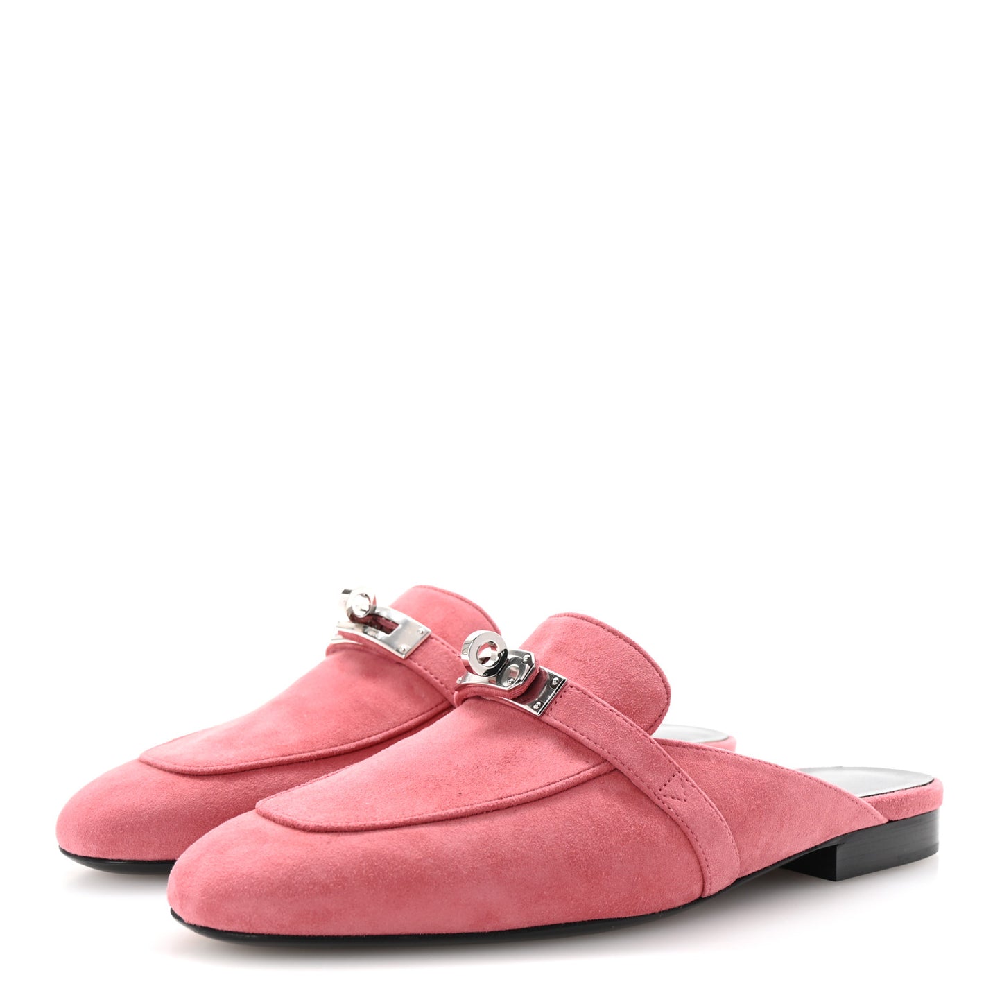 Suede Goatskin Oz Mules 35 Rose De Venise