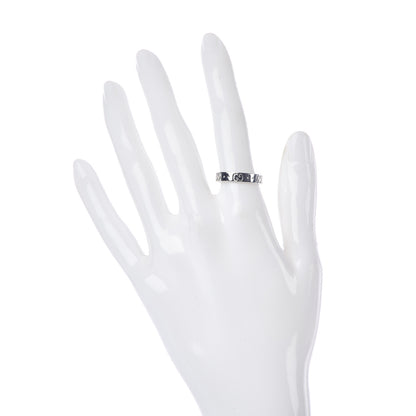 Gucci 18K White Gold 4mm Icon Thin Band Ring 54 6.75 2 of 4