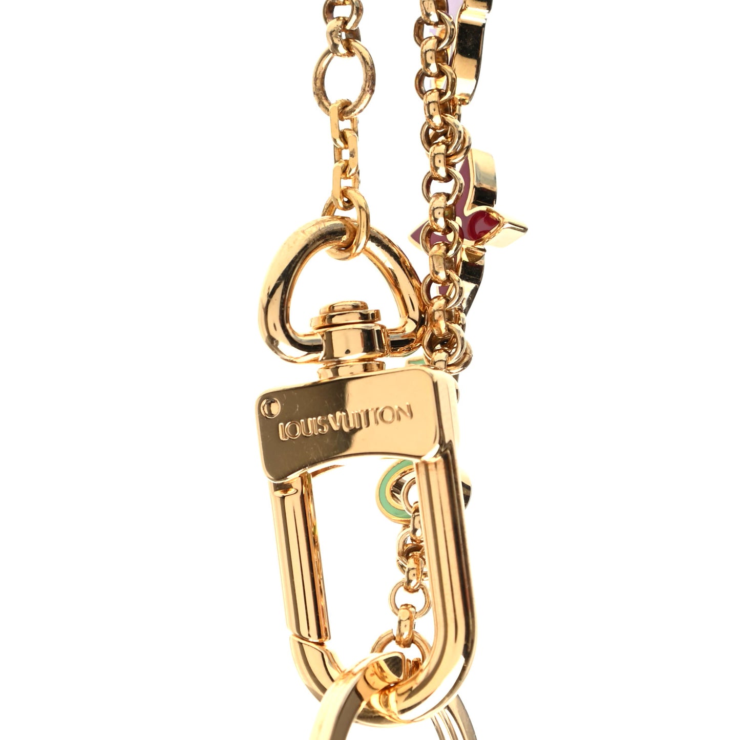 Enamel Pretty Charms Key Chain Holder Bag Charm