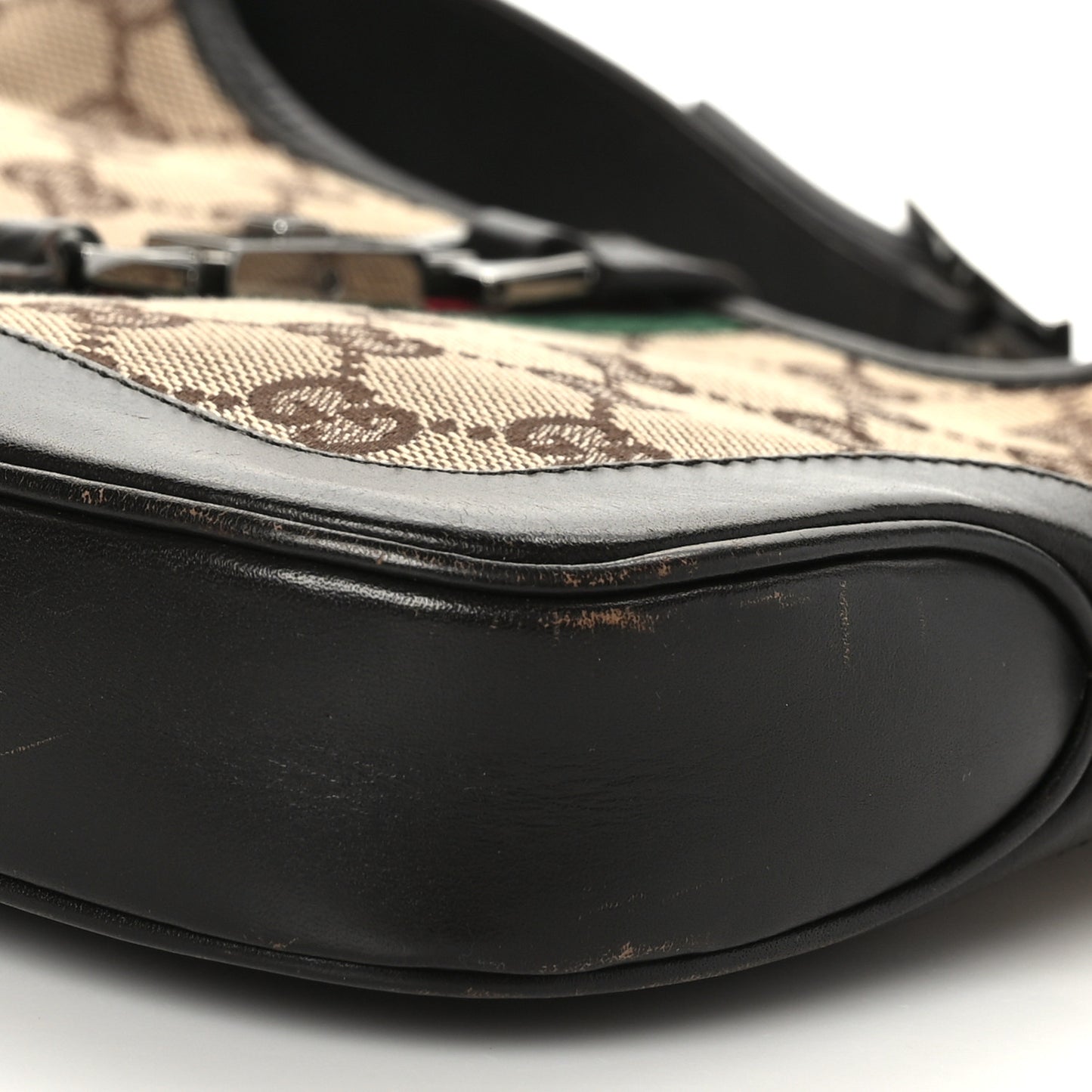 Monogram Web Small Jackie O Hobo Dark Brown