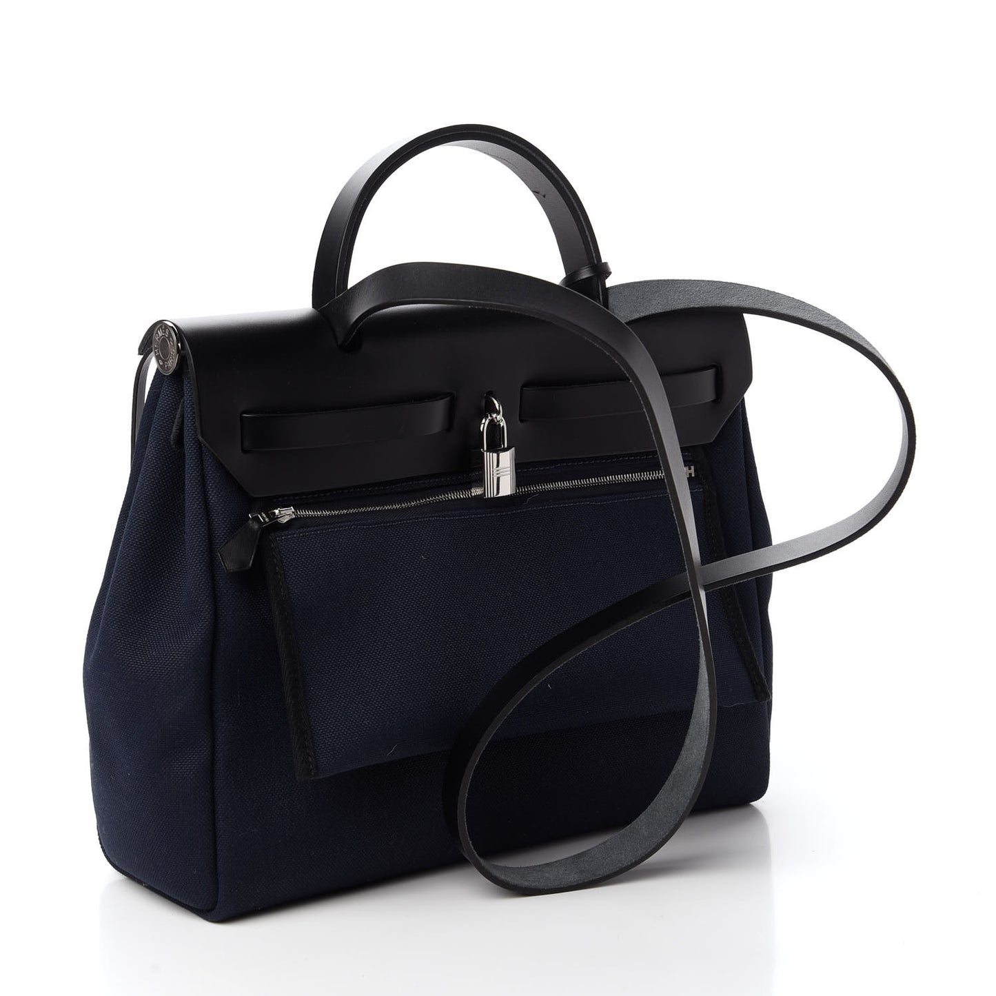 Military Toile Vache Hunter Herbag Zip PM 31 Black Bleu Indigo