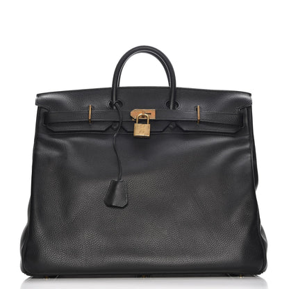 Hermes Ardennes HAC Travel Birkin 50 Black 1 of 31