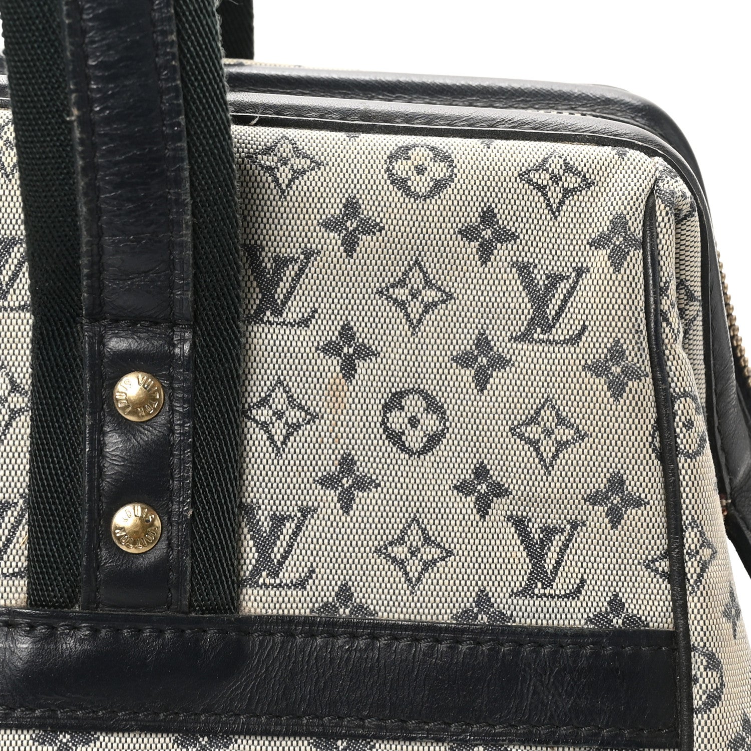 Louis Vuitton Mini Monogram Josephine GM Blue 10 of 11