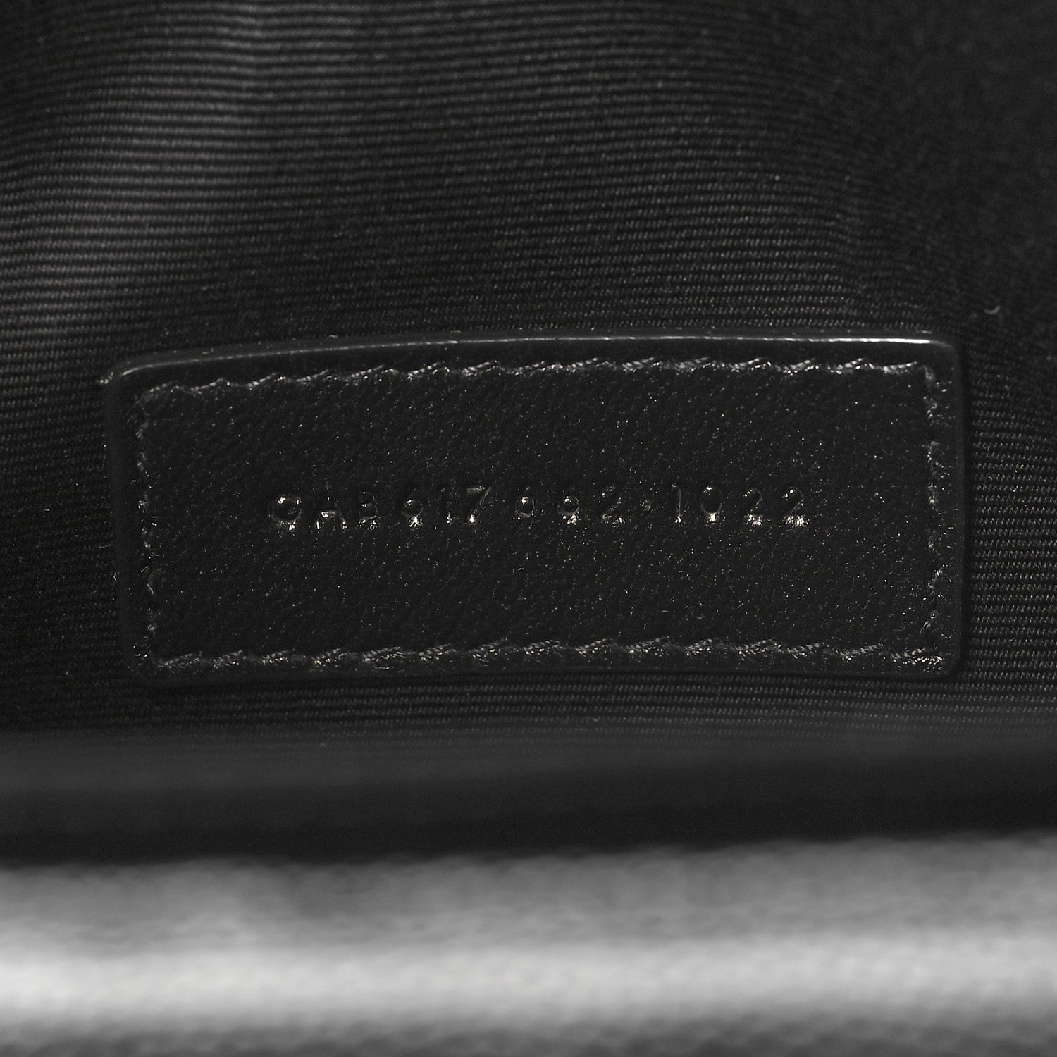 Saint Laurent Grain De Poudre Matelasse Chevron Monogram Envelope Clutch Black 7 of 7