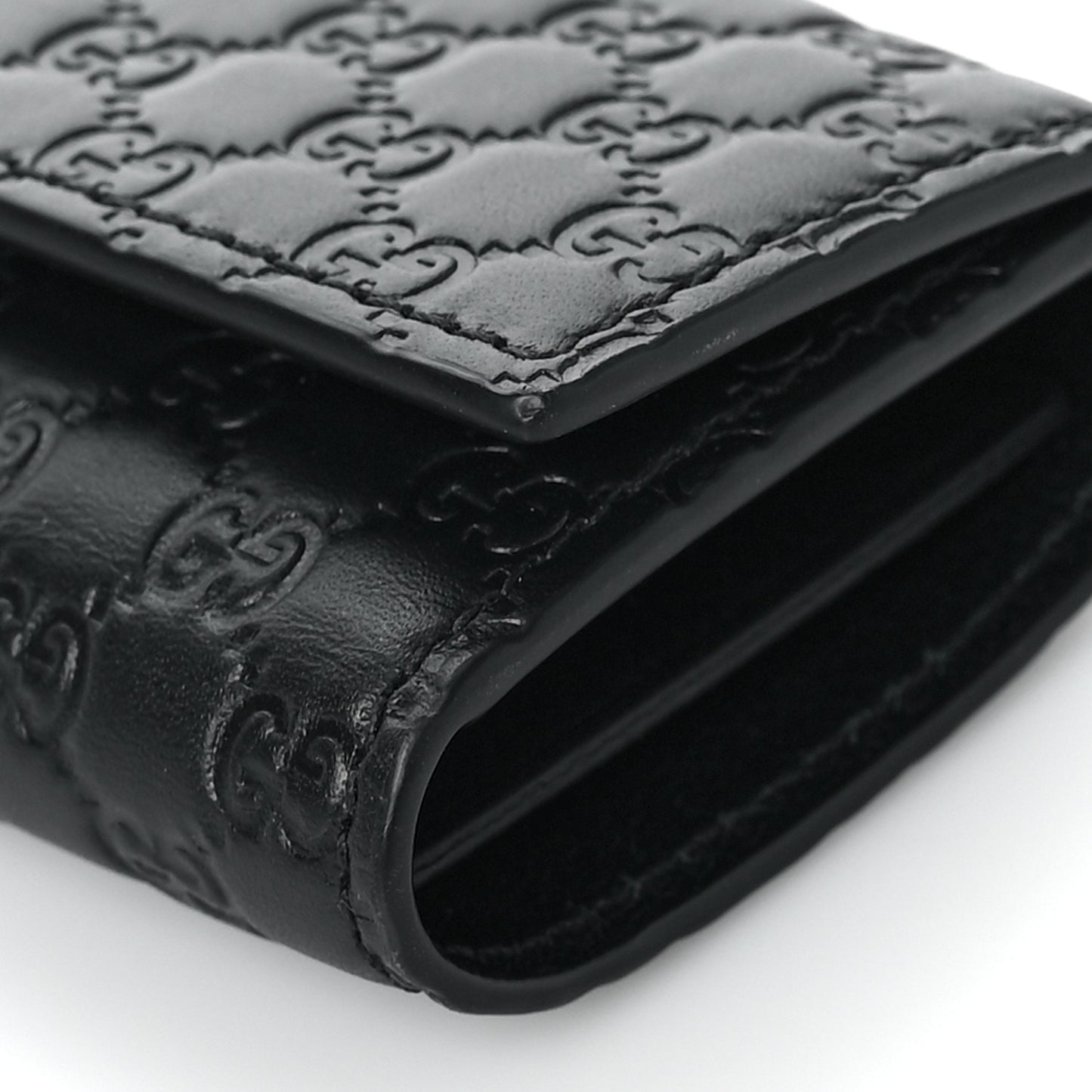 Microguccissima 6 Key Holder Case Black