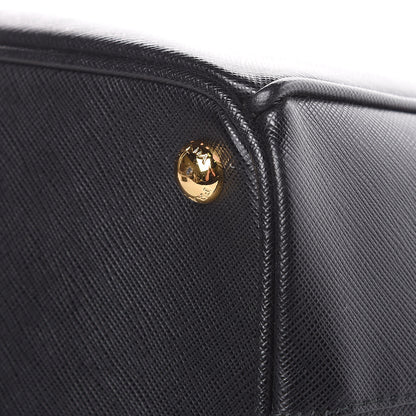 Prada Saffiano Medium Galleria Double Zip Tote Black 13 of 15