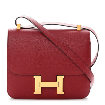 Hermes Epsom Constance 24 Rouge Grenat 1 of 17
