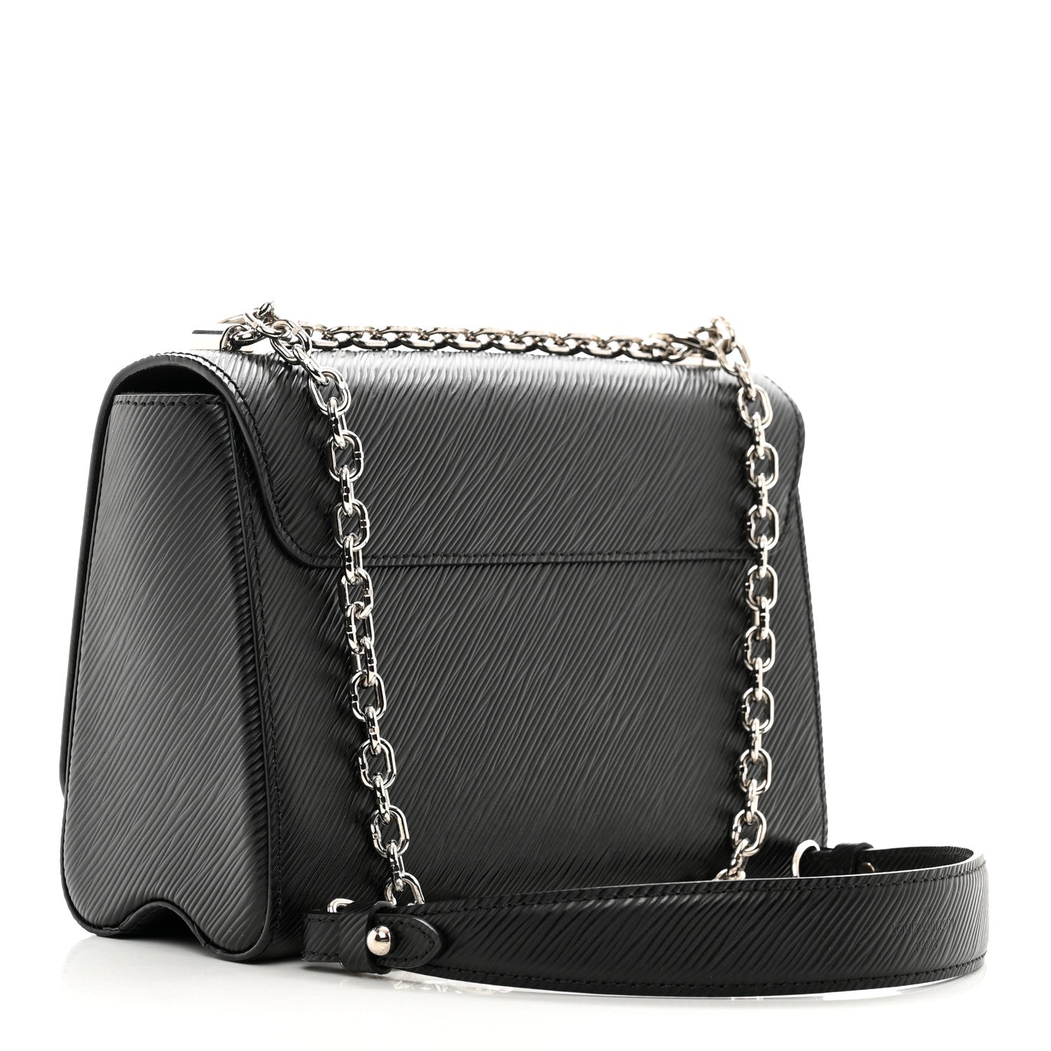 Louis Vuitton Epi Twist Shoulder Bag MM Black 3 of 9