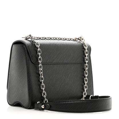 Louis Vuitton Epi Twist Shoulder Bag MM Black 3 of 9
