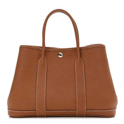 Hermes Vache Country Garden Party 30 TPM Gold 1 of 10