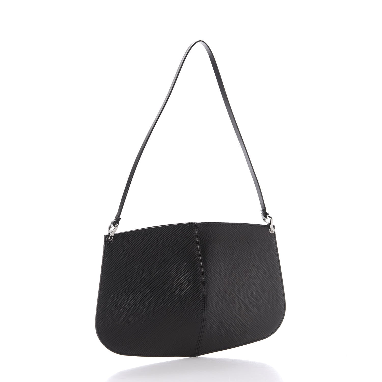 Louis Vuitton Epi Demi Lune Pochette Black 2 of 9