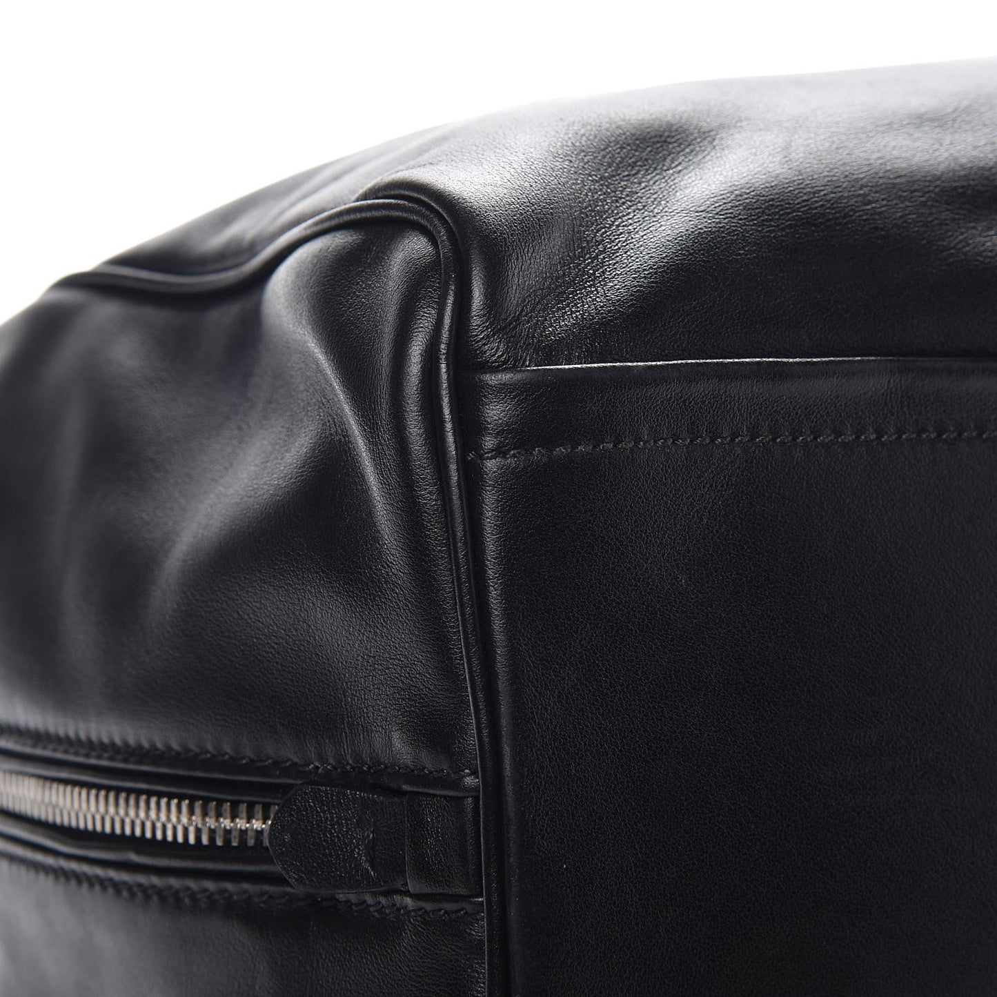 Soft Calf Large Inside Tote Black Mughetto