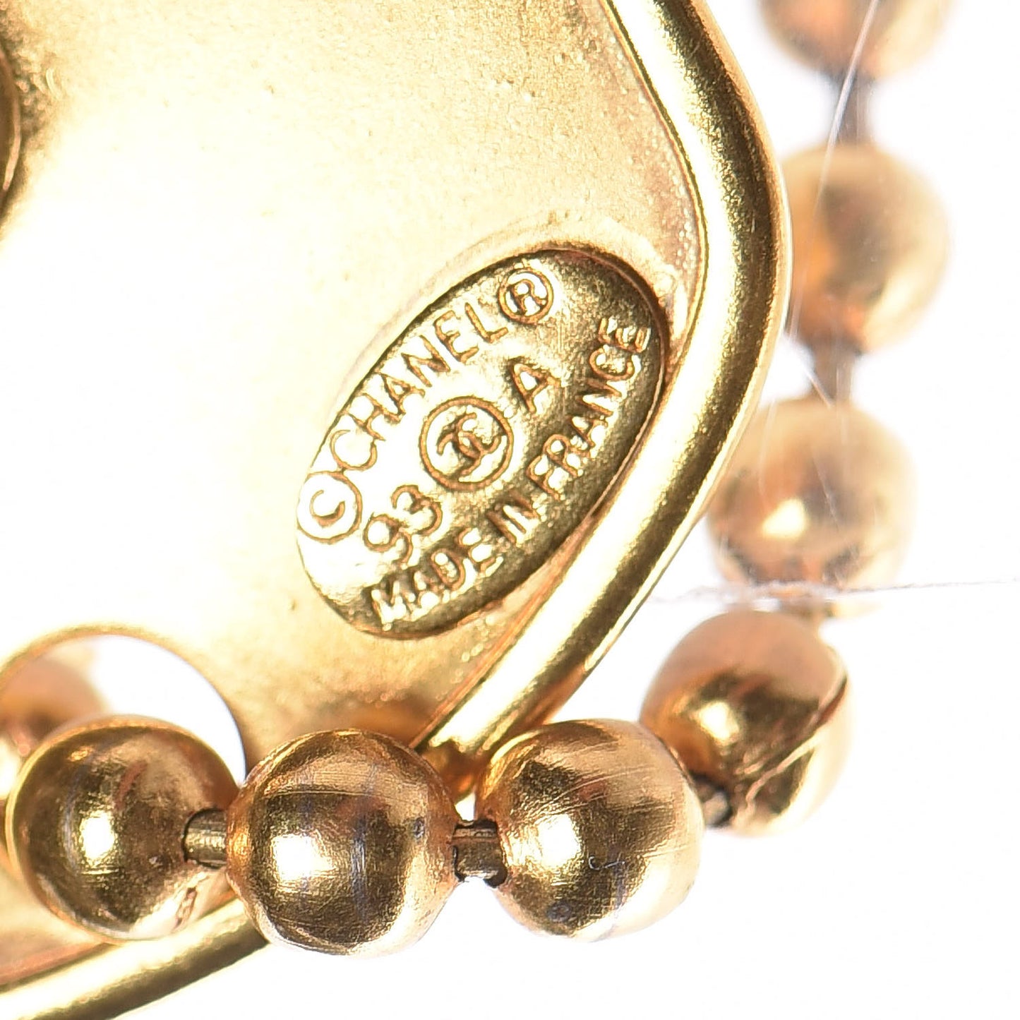 Dog Tag Charm Necklace Gold