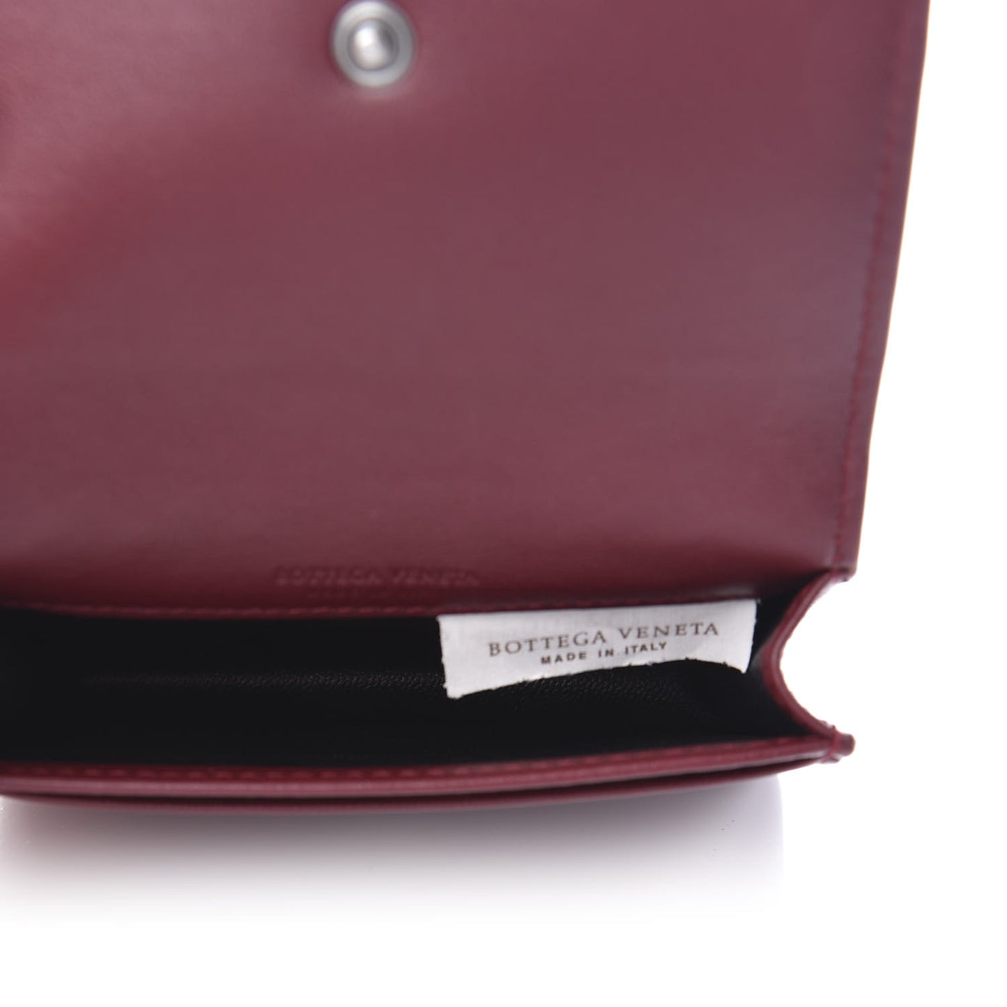 Nappa Intrecciato Card Holder Gigolo Red