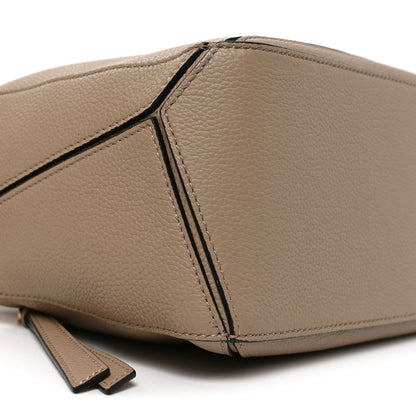 Loewe Grained Calfskin Small Puzzle Bag Sand 8 of 9