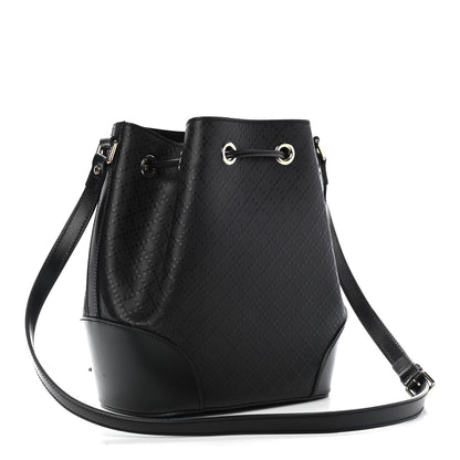 Gucci Bright Diamante Medium Bucket Bag Black 3 of 9
