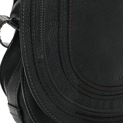 Chloe Calfskin Medium Marcie Round Crossbody Bag Black 12 of 15
