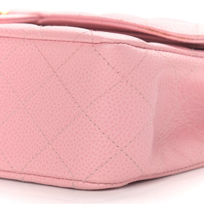 Chanel Caviar Quilted Medium Double Flap Pink 9 of 9