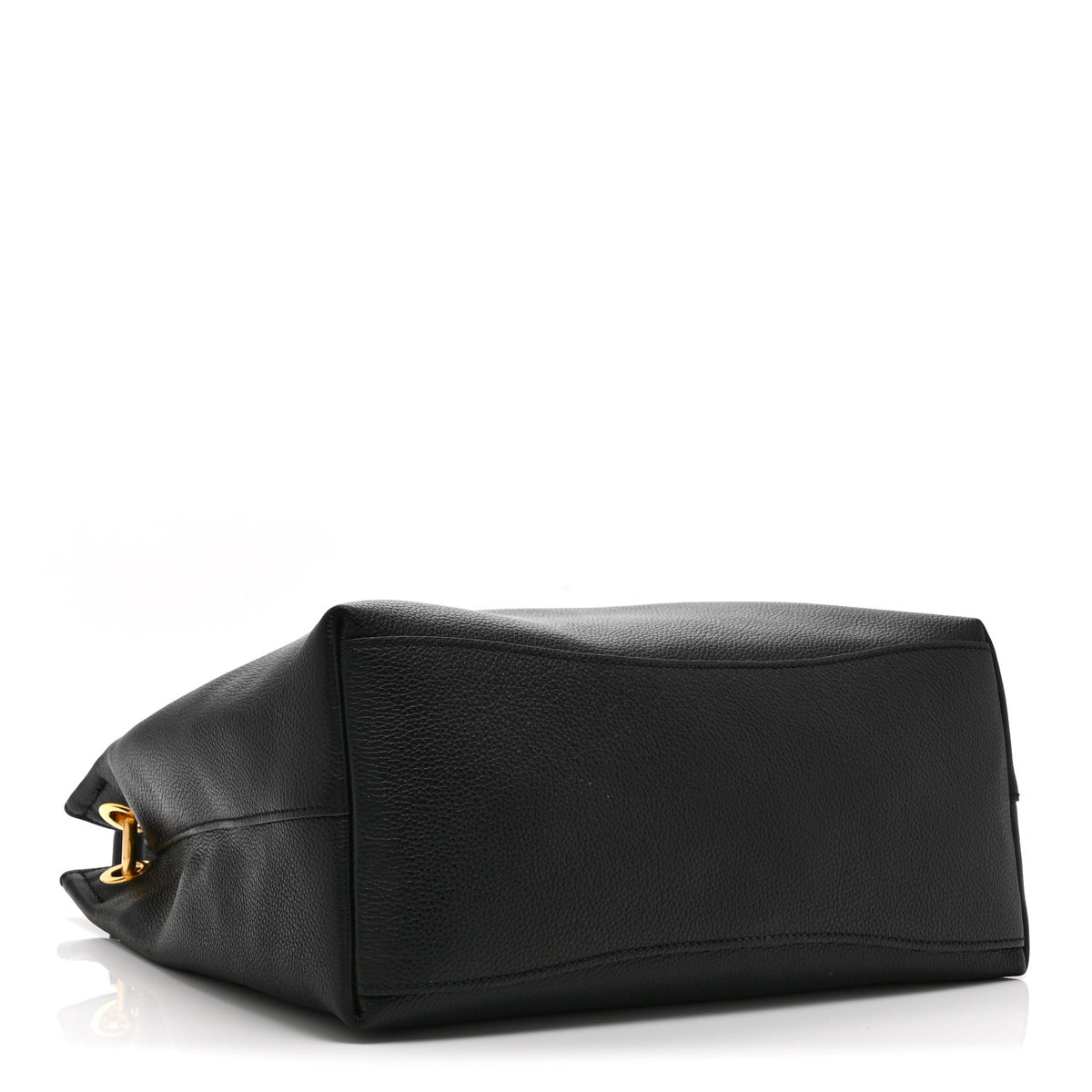 Prada Vitello Phenix Embossed Logo Hobo Black 4 of 10