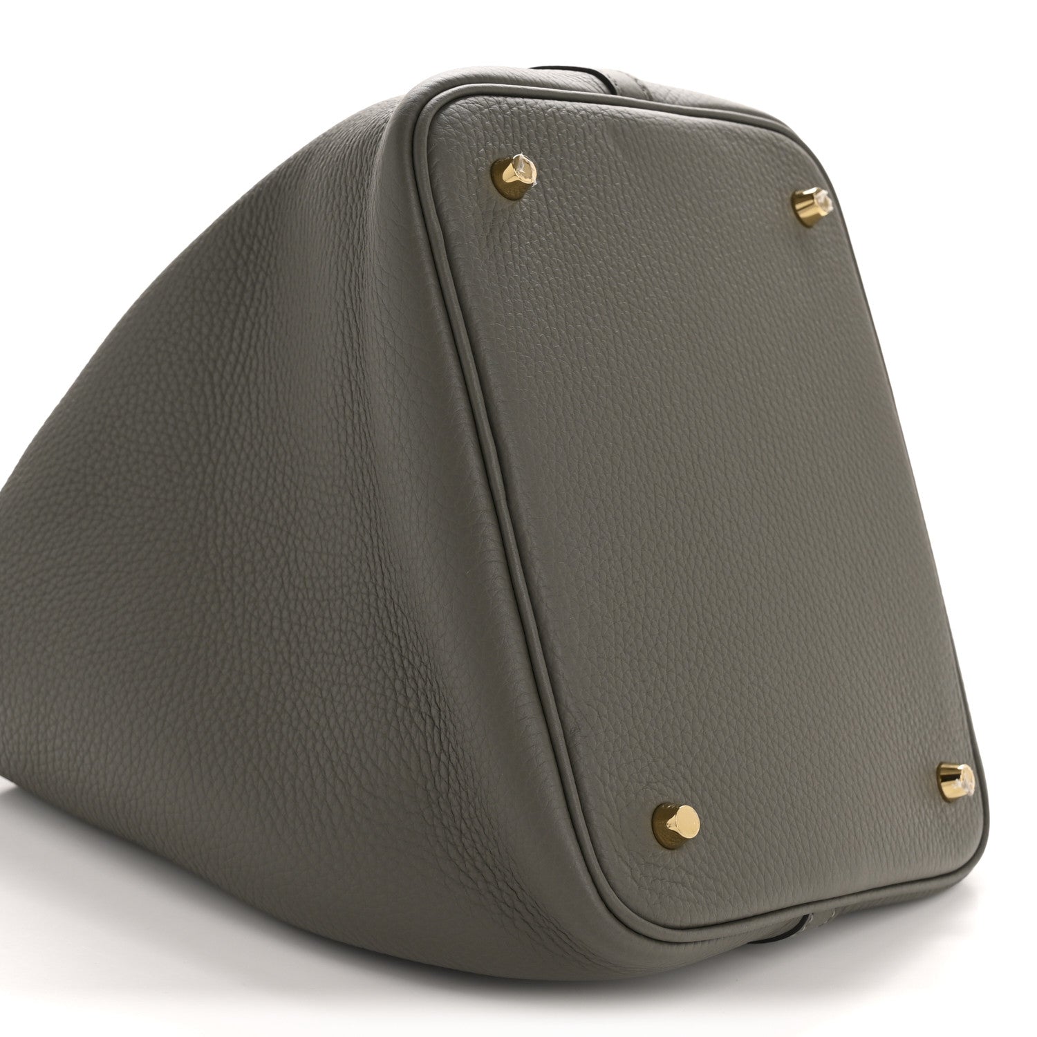 Hermes Taurillon Clemence Picotin Lock 22 MM Etain 9 of 12