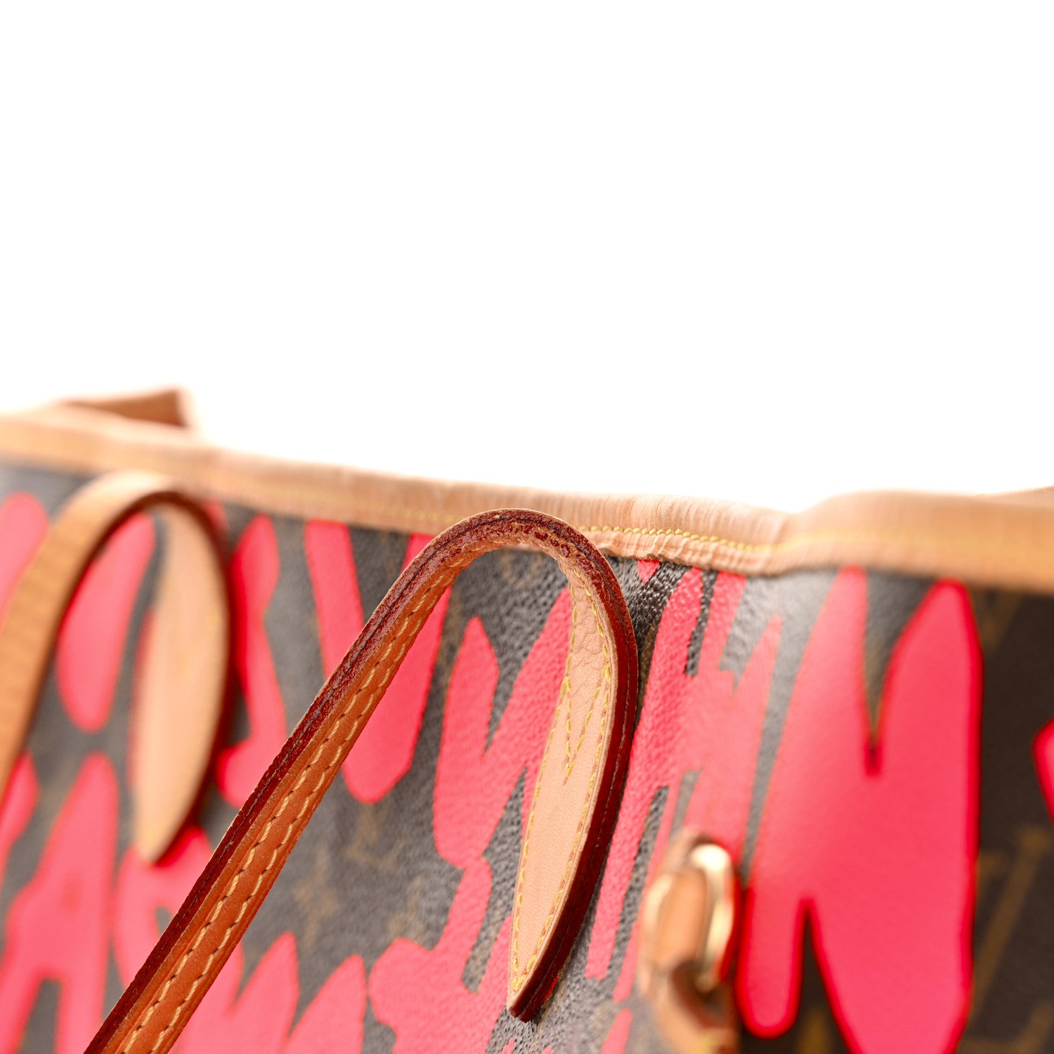 Louis Vuitton Monogram Graffiti Neverfull GM Fuchsia 21 of 22