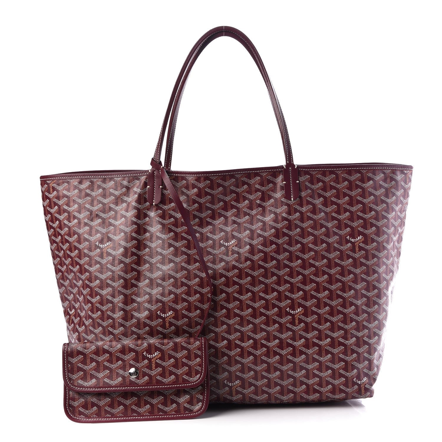 Goyard Goyardine Saint Louis GM Burgundy 1 of 9
