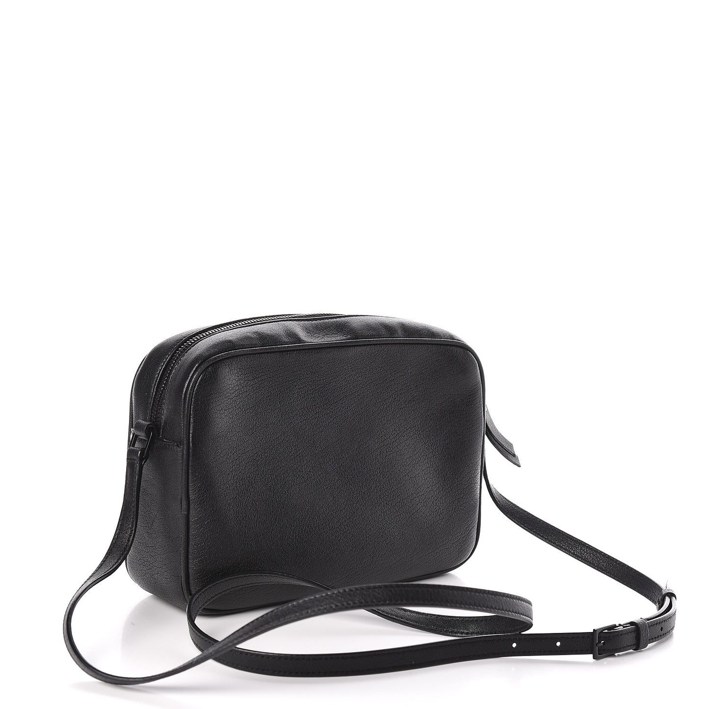 Smooth Calfskin Monogram Lou Camera Bag Black