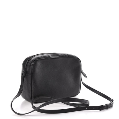 Saint Laurent Smooth Calfskin Monogram Lou Camera Bag Black 3 of 12