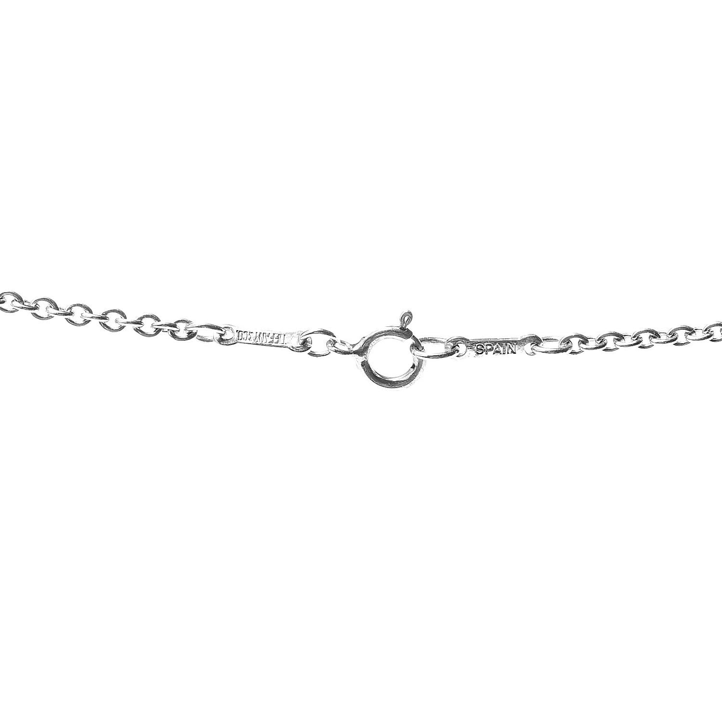 Sterling Silver Large Elsa Peretti Bottle Pendant Necklace