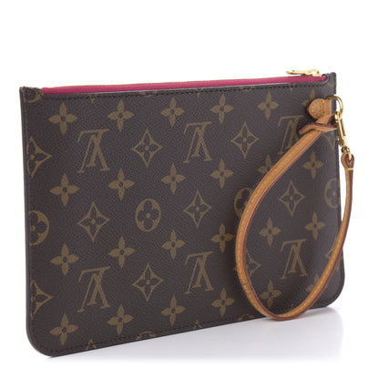Louis Vuitton Monogram Neverfull MM GM Pochette Pivoine 3 of 10