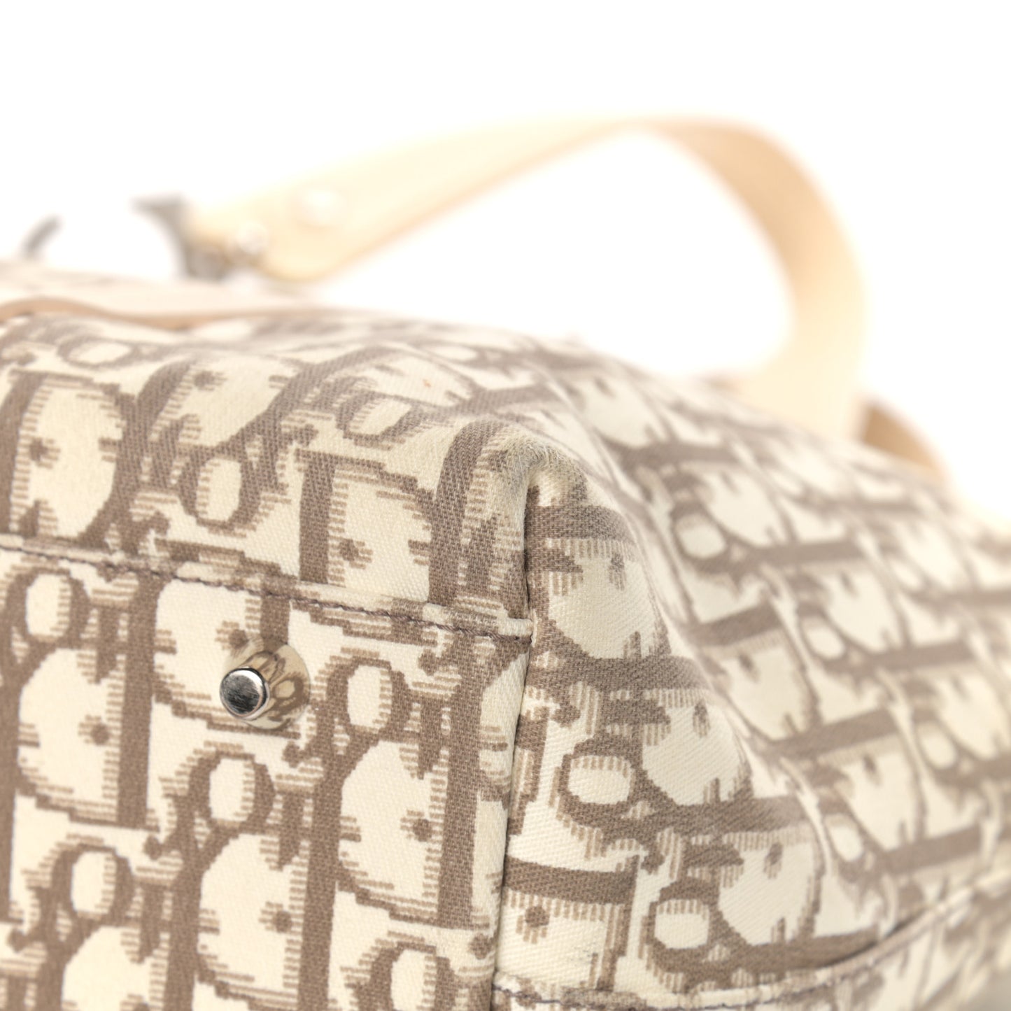 Monogram Vintage Flowers Dome Bag Beige