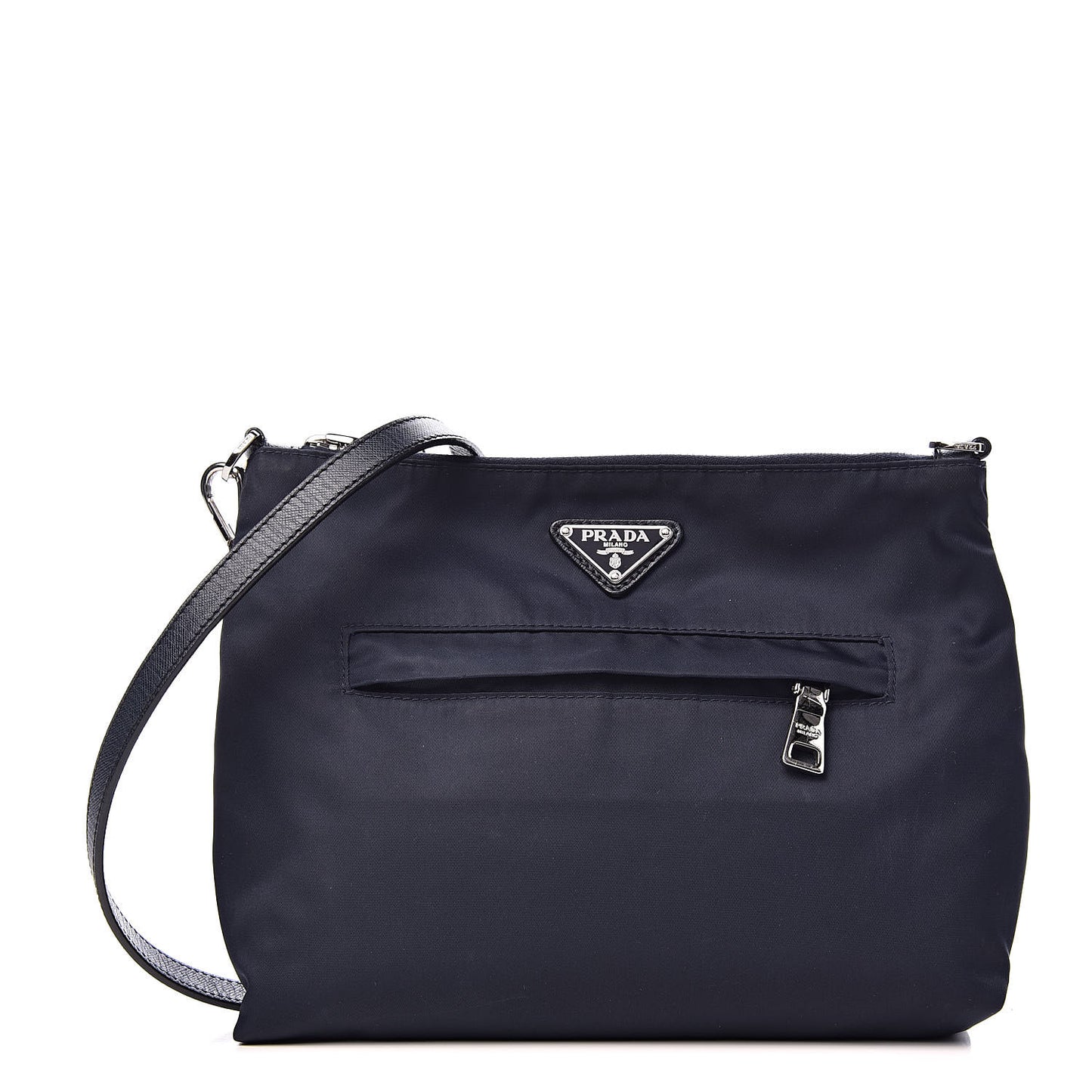 Tessuto Nylon Saffiano Crossbody Bag Baltico