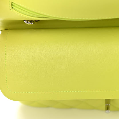 Chanel Lambskin Quilted Medium Double Flap Yellow 12 of 12