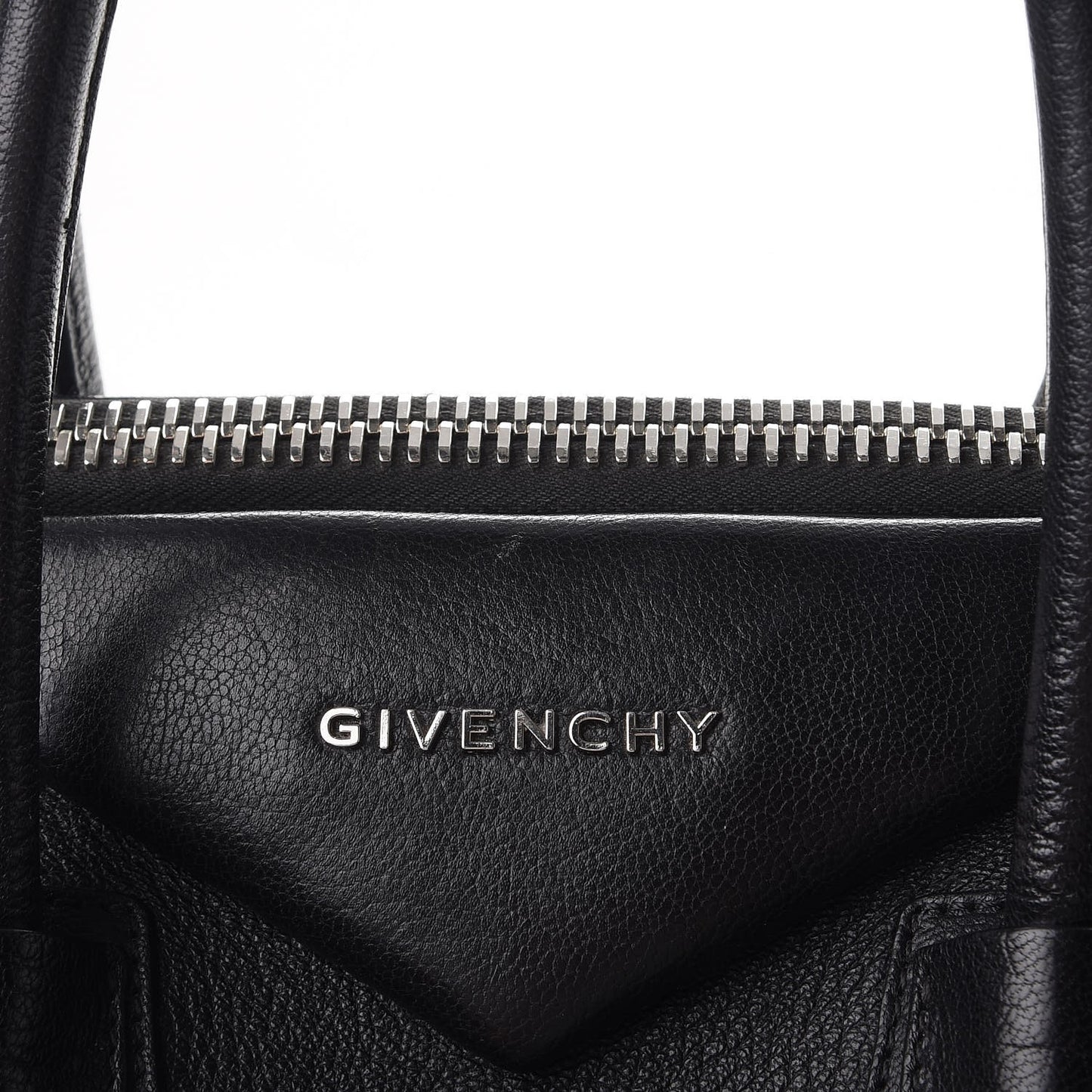 Sugar Goatskin Medium Antigona Black
