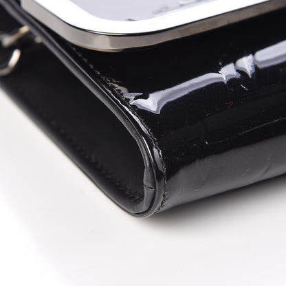 Louis Vuitton Vernis Rossmore MM Noir Magnetique 8 of 9