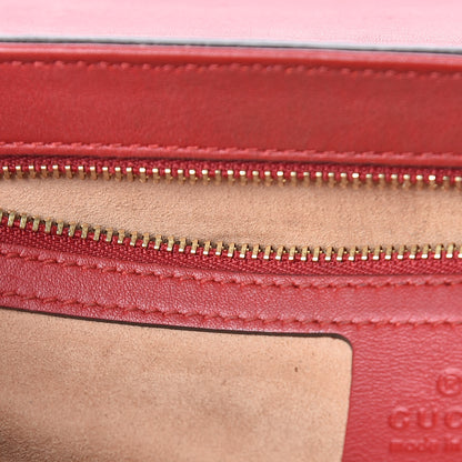 Gucci GG Supreme Monogram Moon Calfskin Medium Padlock Shoulder Bag Beige Blue Hibiscus Red Mystic White 13 of 13