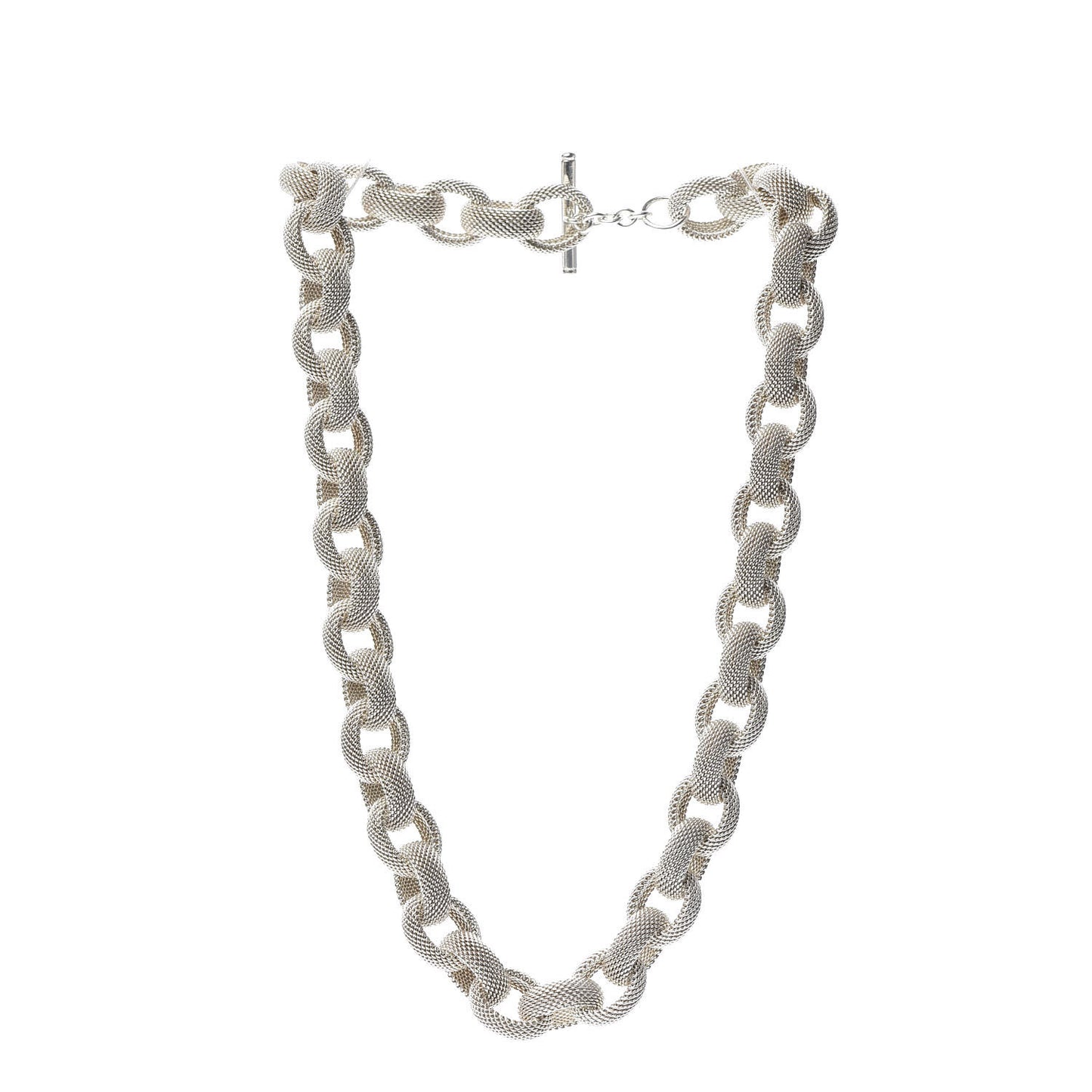 Sterling Silver Somerset Mesh Link Necklace