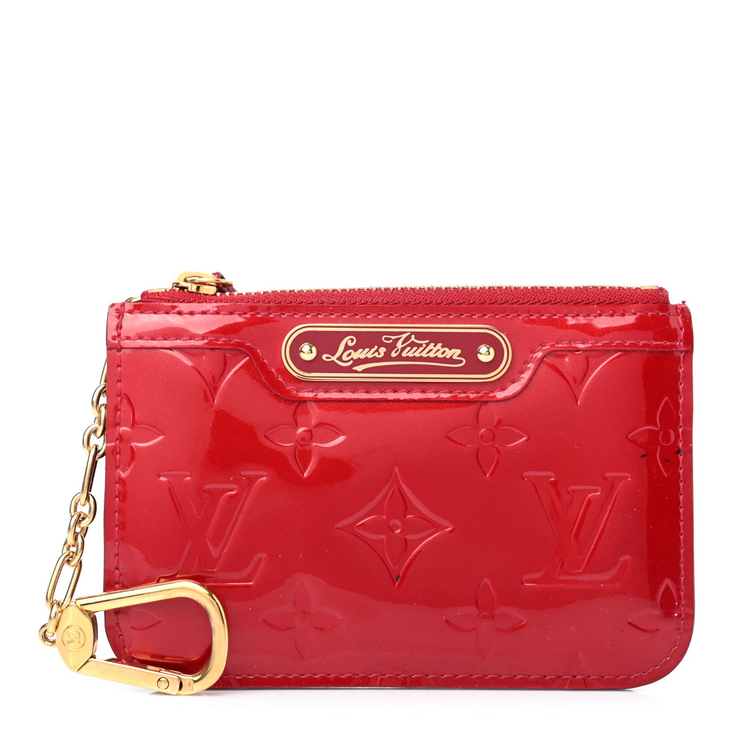 Louis Vuitton Vernis Key Pouch Pomme D'Amour 1 of 7
