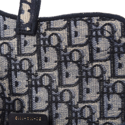 Christian Dior Oblique Slim Saddle Pouch Blue 9 of 10