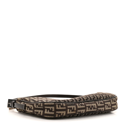 Fendi Zucchino Pochette Dark Brown 4 of 10