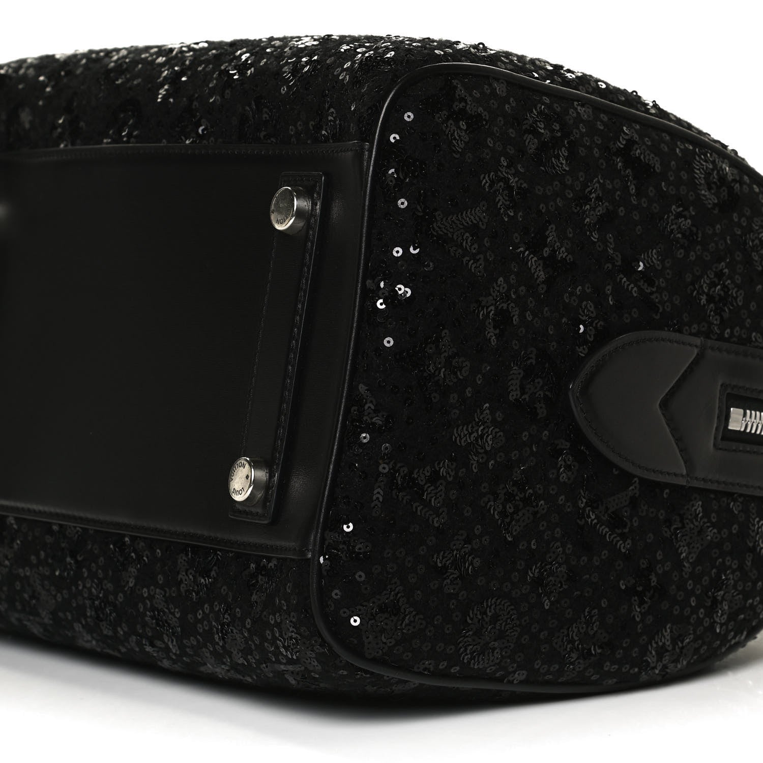Louis Vuitton Sequin Monogram Sunshine Express Speedy Black 9 of 12