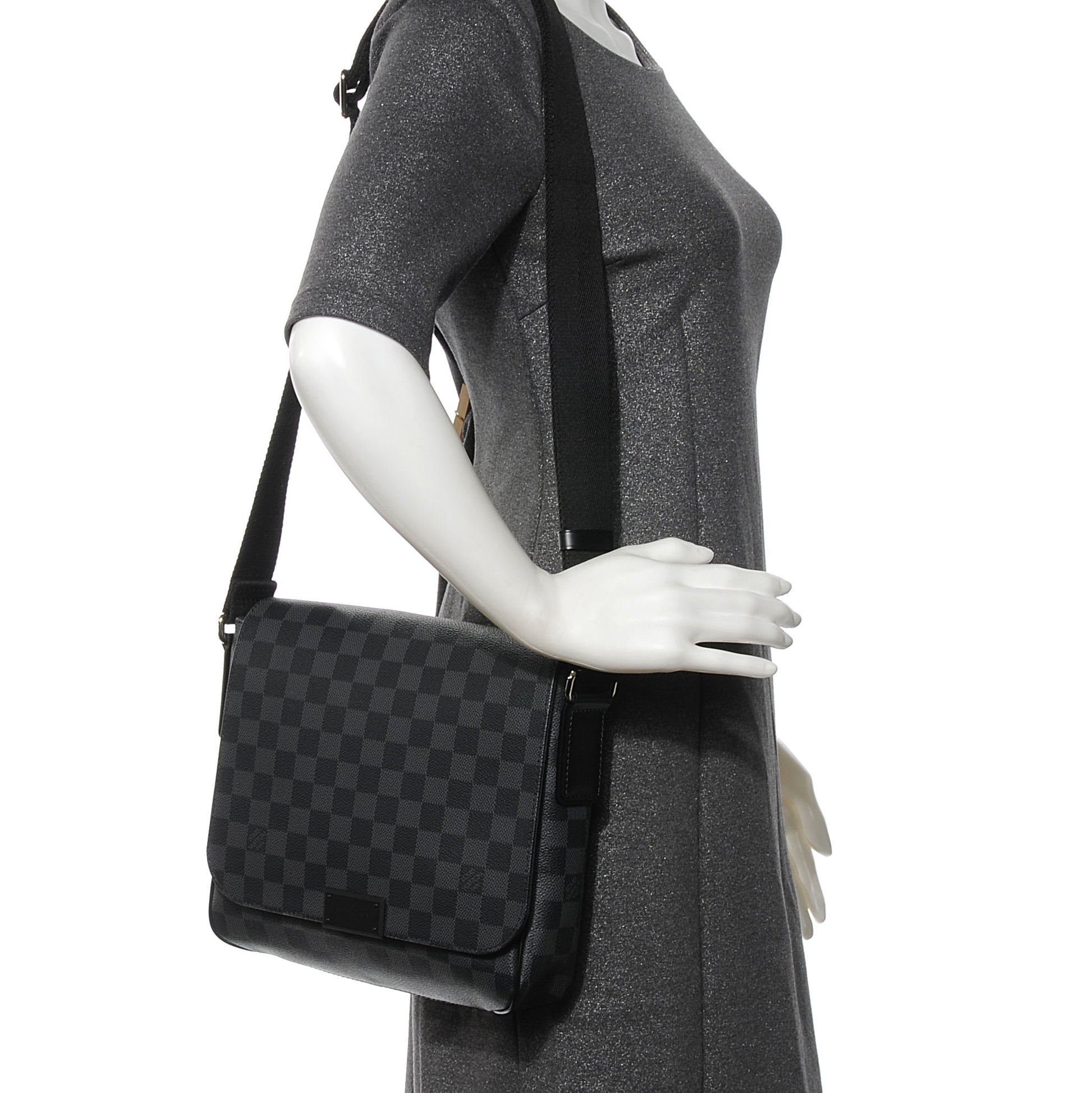 Louis Vuitton Damier Graphite District PM 2 of 8